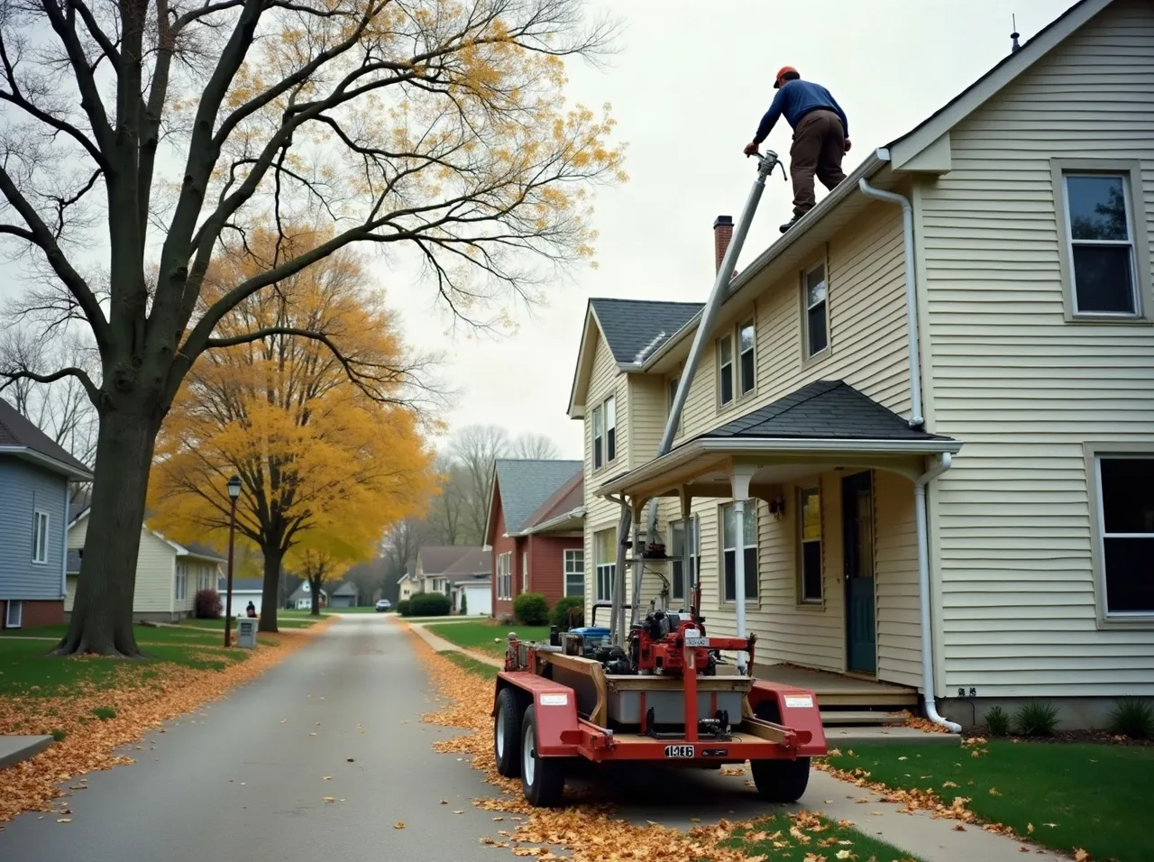 Gutters and Downspouts work in the Quad Cities